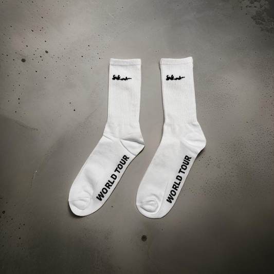 White Signature Socks